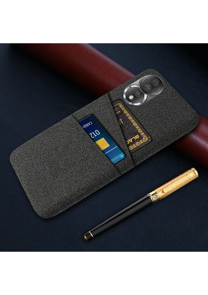 Honor 80 5g, Çift Kart Yuvaları Için Kumaş Doku Telefon Kılıfı (Yurt Dışından) indirimleri