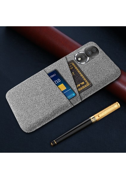 Honor 80 5g, Çift Kart Yuvaları Için Kumaş Doku Telefon Kılıfı (Yurt Dışından) indirimleri