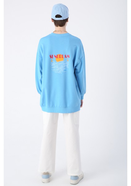 Pamuklu Sundream Baskılı Sweatshirt