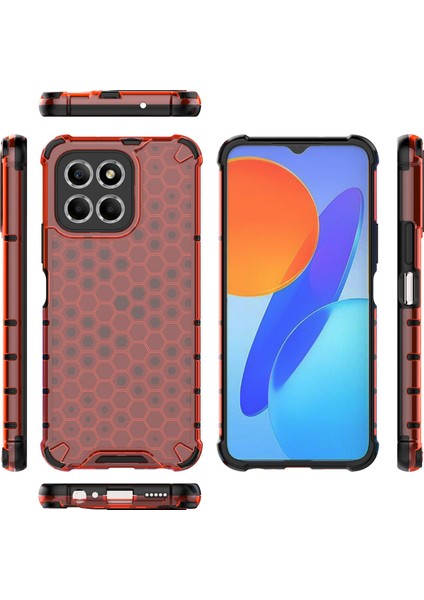 Honor X8 5g Şok Geçirmez Ince Kasa Petek Dokulu Tpu + Pc Telefon Kapağı (Yurt Dışından) indirimleri