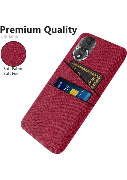 Honor 80 5g, Çift Kart Yuvaları Için Kumaş Doku Telefon Kılıfı (Yurt Dışından) modelleri