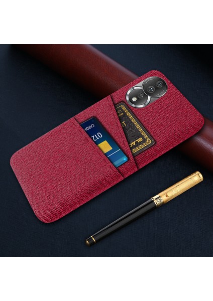 Honor 80 5g, Çift Kart Yuvaları Için Kumaş Doku Telefon Kılıfı (Yurt Dışından) indirimleri