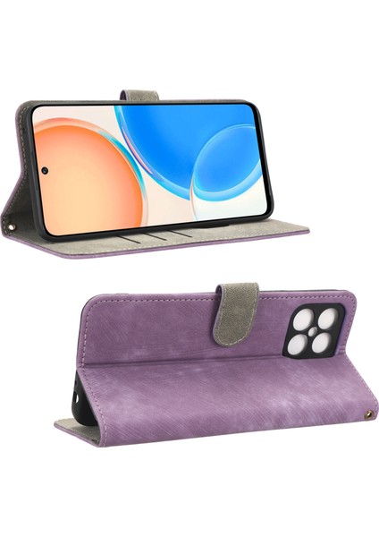 Onur Için X8 4g / X30I Çizgi Anti-Çizelge Kılıfı Manyetik Pu Deri Flip Akıllı Telefon Kapağı Cüzdan Standı (Yurt Dışından) indirimleri