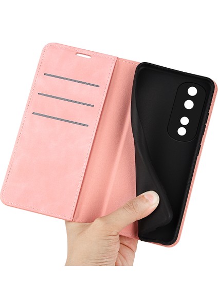 Honor 80 Pro 5g Cilt Touch Hissediz Manyetik Otomatik Absorbed Cüzdan Kılıfı Pu Deri Katlanabilir Stand Flip Telefon Kapağı (Yurt Dışından) indirimleri
