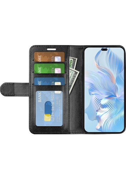 Honor 80 Pro 5g Çılgın At Dokusu Pu Deri Kılıf Stand Cüzdan Koruyucu Telefon Kapağı (Yurt Dışından) modelleri