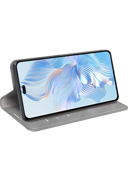 Honor 80 Pro 5g Cilt Touch Hissediz Manyetik Otomatik Absorbed Cüzdan Kılıfı Pu Deri Katlanabilir Stand Flip Telefon Kapağı (Yurt Dışından) fırsatları