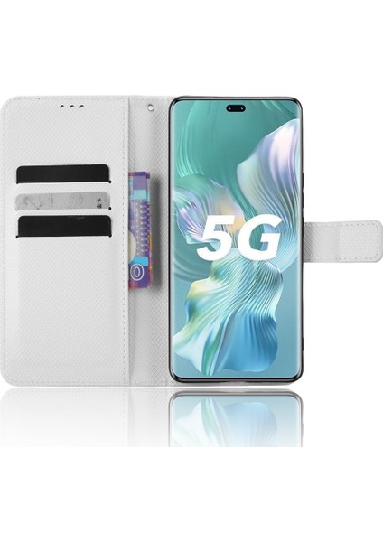 Honor 80 Pro 5g Anti-Çizelge Kırılabilir Stand Cüzdan Şok Geçirmez Kapak Manyetik Toka Elmas Doku Pu Deri Telefon Kılıfı (Yurt Dışından) fiyatları