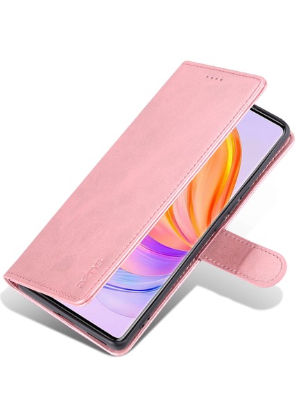 Azns Onur Için 80 Se 5g Damla Geçirmez Telefon Kasası Pu Deri Manyetik Flip Cep Telefon Kapağı Stand Cüzdanı (Yurt Dışından)