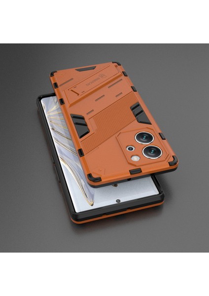 Honor Için 80 Se 5g Yumuşak Tpu Sabit Pc Abim Emici Vaka Kickstand Şok Geçirmez Koruyucu Telefon Kapağı (Yurt Dışından) indirimleri