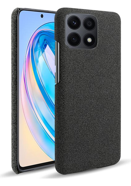 Honor X8A 4g Düz Renkli Cep Telefonu Kılıf Önleme Önleyici Sert Pc+Bez Telefon Geri Kapak (Yurt Dışından)