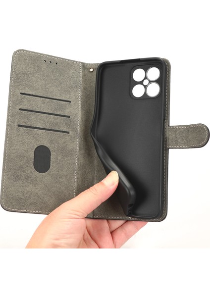 Onur Için X8 4g / X30I Çizgi Anti-Çizelge Kılıfı Manyetik Pu Deri Flip Akıllı Telefon Kapağı Cüzdan Standı (Yurt Dışından) fırsatları