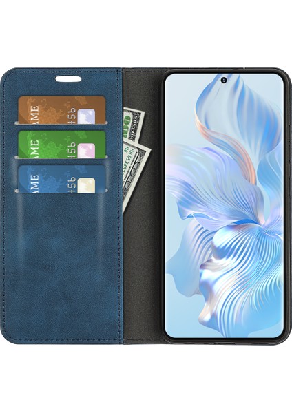 Honor 80 5g Cilt-Dokunuş Hissi Için Manyetik Otomatik Emici Cüzdan Kılıfı Pu Deri Standı Flip Telefon Kapağı (Yurt Dışından) fiyatları