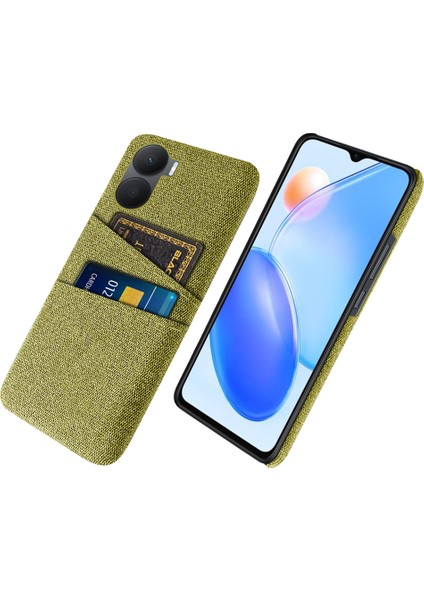 Onur Için 40 Artı 5g Kumaş Doku Telefon Kasası Çift Kart Yuvaları Şok Geçirmez Sert Bilgisayar Kapağı (Yurt Dışından)