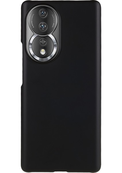 Honor 80 5g Şok Geçirmez Sert Pc Kapağı Parlak Yüzey Kauçuklaştırılmış Kaplamaya Dayanıklı Telefon Kasası (Yurt Dışından)