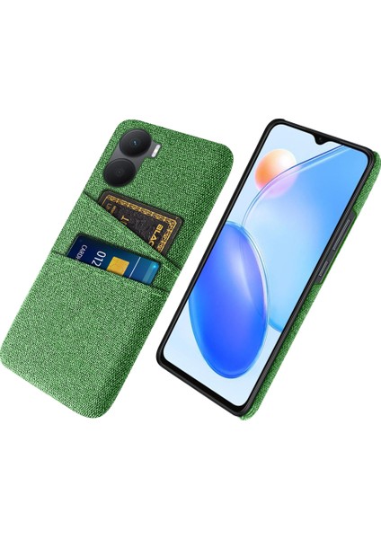 Onur Için 40 Artı 5g Kumaş Doku Telefon Kasası Çift Kart Yuvaları Şok Geçirmez Sert Bilgisayar Kapağı (Yurt Dışından)