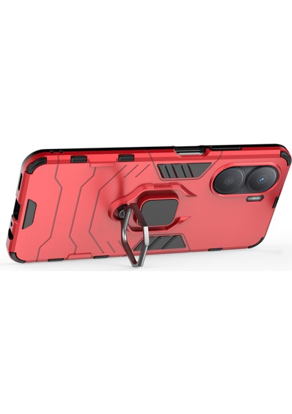 Honor Için 40 Plus 5g Yüzük Tutucu Kickstand Telefon Kılıfı Sabit Pc+Yumuşak Tpu Çizik Dirençli Koruyucu Arka Kapak (Yurt Dışından) fiyatları