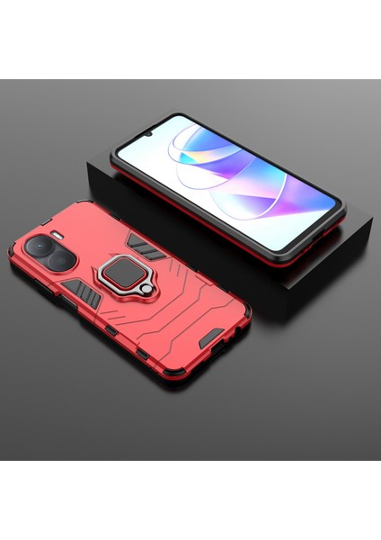 Honor Için 40 Plus 5g Yüzük Tutucu Kickstand Telefon Kılıfı Sabit Pc+Yumuşak Tpu Çizik Dirençli Koruyucu Arka Kapak (Yurt Dışından) modelleri