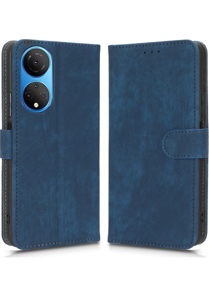 Honor X7 Için Telefon Kapağı, Katlanabilir Stand Manyetik Pu Deri Koruyucu Telefon Cüzdan Kılıfı (Yurt Dışından)