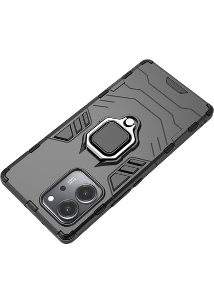 Honor Için 80 Se 5g Tpu+Pc Anti-Çizelge Arka Kapak Yüzük Tutucu Kickstand Shockroof Proofpect Cotle Case (Yurt Dışından) fırsatları
