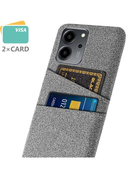 Honor Için 80 Se 5g Kumaş Doku Telefon Kılıfı Çift Kart Yuvaları Iyi Korumalı Sert Pc Arka Kapak (Yurt Dışından) fiyatları