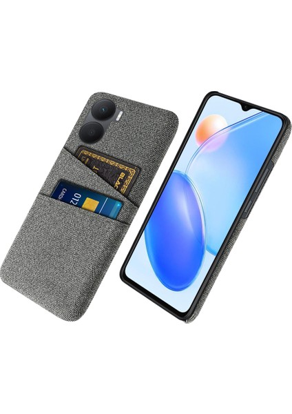 Onur Için 40 Artı 5g Kumaş Doku Telefon Kasası Çift Kart Yuvaları Şok Geçirmez Sert Bilgisayar Kapağı (Yurt Dışından)