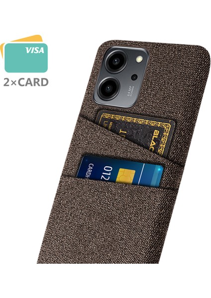 Honor Için 80 Se 5g Kumaş Doku Telefon Kılıfı Çift Kart Yuvaları Iyi Korumalı Sert Pc Arka Kapak (Yurt Dışından) fiyatları