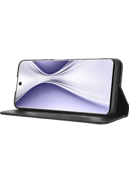 Retro Doku Huawei Nova 10Z 4g / Honor X20 Se Için Retro Doku Telefon Kılıfı, Pu Deri Cüzdan Stand Manyetik Otomatik Ahm-Scratch Anti-Scratch Akıllı Telefon Kapağı (Yurt Dışından)