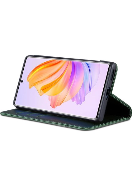 Azns Onur Için Azns 80 Se 5g Pu Deri Cüzdan Telefon Kılıfı Flip Folio Standı Manyetik Oto Absorlanmış Koruyucu Kapak (Yurt Dışından) modelleri