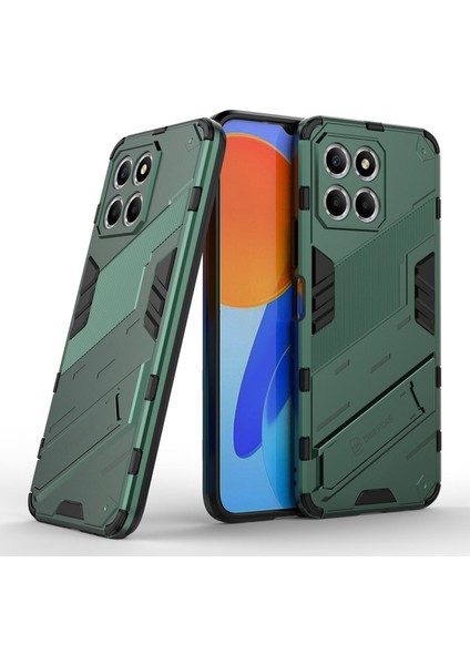 Honor X8 5g Için Kickstand Telefon Kılıfı, Sert Pc + Yumuşak Tpu Anti-Drop Hibrit Koruyucu Kapak (Yurt Dışından) fiyatları