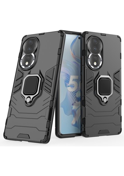 Honor 80 5g Için Cep Telefonu Koruyucu Kılıf, Yüzük Kickstand Hard Pc + Yumuşak Tpu Anti-Damla Kapağı (Yurt Dışından) indirimleri