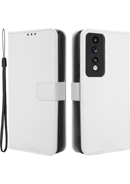 Elmas Doku Deri Telefon Kılıfı Honor 80 Gt 5g Cüzdan Telefon Stand Kapağı (Yurt Dışından) fiyatları