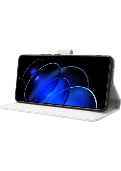 Elmas Doku Deri Telefon Kılıfı Honor 80 Gt 5g Cüzdan Telefon Stand Kapağı (Yurt Dışından) modelleri