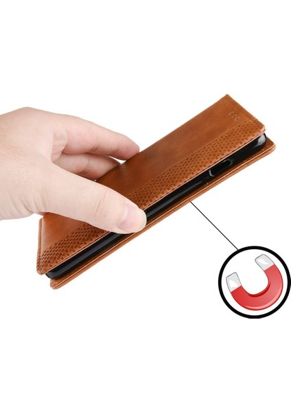 Retro Doku Huawei Nova 10Z 4g / Honor X20 Se Için Retro Doku Telefon Kılıfı, Pu Deri Cüzdan Stand Manyetik Otomatik Ahm-Scratch Anti-Scratch Akıllı Telefon Kapağı (Yurt Dışından)