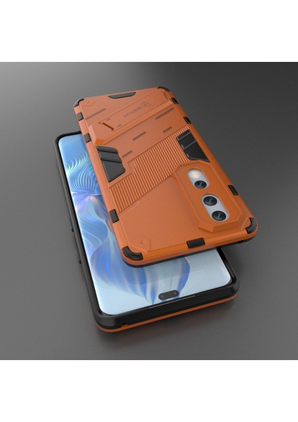 Honor 80 Pro 5g, Sert Pc Yumuşak Tpu Hibrid Kılıf Için Damla Koruma Koruma Kickstand Telefon Kapağı (Yurt Dışından) indirimleri