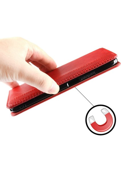 Retro Doku Huawei Nova 10Z 4g / Honor X20 Se Için Retro Doku Telefon Kılıfı, Pu Deri Cüzdan Stand Manyetik Otomatik Ahm-Scratch Anti-Scratch Akıllı Telefon Kapağı (Yurt Dışından)