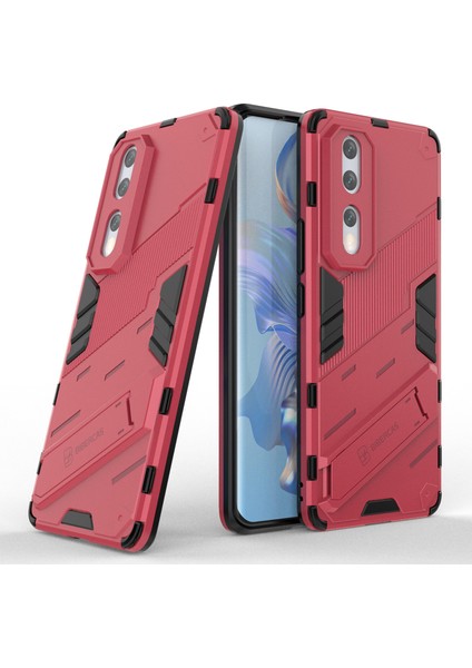 Honor 80 Pro 5g, Sert Pc Yumuşak Tpu Hibrid Kılıf Için Damla Koruma Koruma Kickstand Telefon Kapağı (Yurt Dışından) modelleri