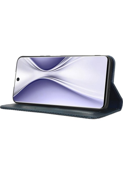 Retro Doku Huawei Nova 10Z 4g / Honor X20 Se Için Retro Doku Telefon Kılıfı, Pu Deri Cüzdan Stand Manyetik Otomatik Ahm-Scratch Anti-Scratch Akıllı Telefon Kapağı (Yurt Dışından)