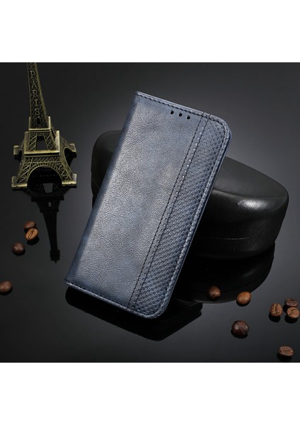 Retro Doku Huawei Nova 10Z 4g / Honor X20 Se Için Retro Doku Telefon Kılıfı, Pu Deri Cüzdan Stand Manyetik Otomatik Ahm-Scratch Anti-Scratch Akıllı Telefon Kapağı (Yurt Dışından)