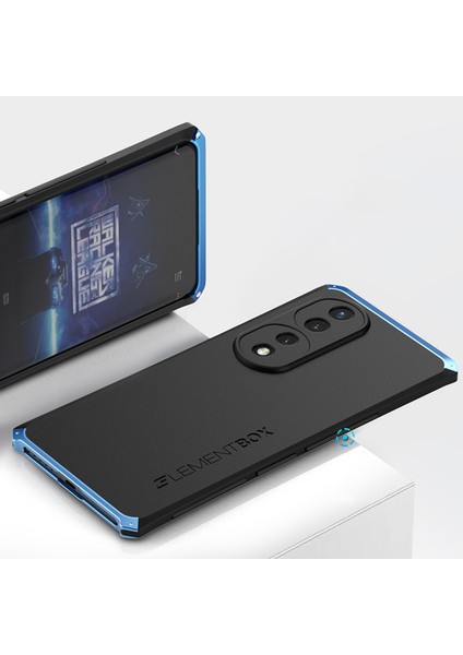 Honor 70 5g Sert Pc Arka Metal Çerçeve Hibrit Kasa 3 Parçalı Tasarım Önleyici Telefon Kapağı Için Element Kutusu (Yurt Dışından) modelleri