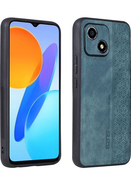 Azns Onur Için Play 30 5g Baskılı Desenli Telefon Kılıf Anti-Slip Yan Kenar Pu Deri Kaplamalı Tpu Arka Kapak (Yurt Dışından)