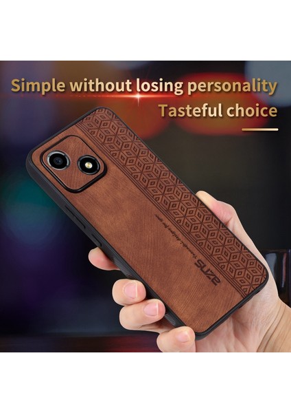 Azns Onur Için Play 30 5g Baskılı Desenli Telefon Kılıf Anti-Slip Yan Kenar Pu Deri Kaplamalı Tpu Arka Kapak (Yurt Dışından)