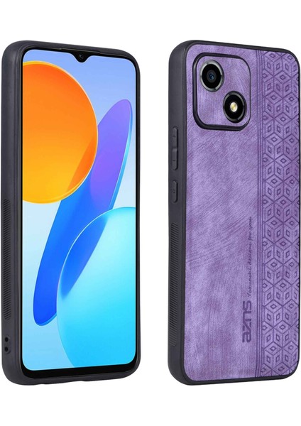 Azns Onur Için Play 30 5g Baskılı Desenli Telefon Kılıf Anti-Slip Yan Kenar Pu Deri Kaplamalı Tpu Arka Kapak (Yurt Dışından)