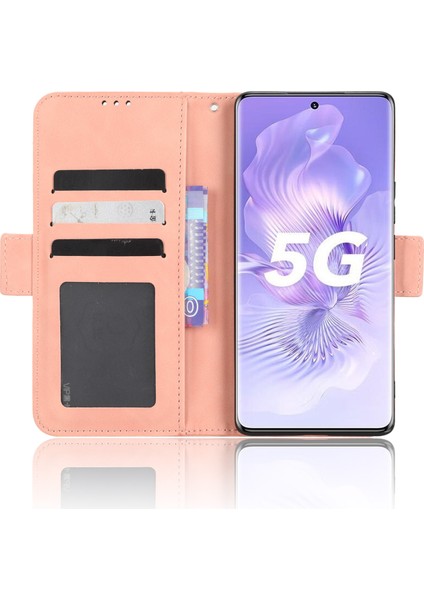 Honor Için 80 5g Pu Deri Çoklu Kart Yuvaları Kapak Katlanabilir Stand Cüzdan Folio Flip Telefon Kılıfı (Yurt Dışından) modelleri