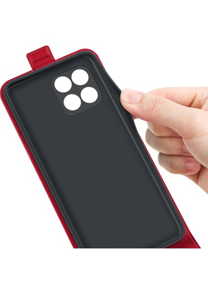 Onur Için X8 5g Dikey Flip Çılgın At Dokusu Pu Deri Kılıf Kart Tutucu Manyetik Toka Cep Telefonu Kapağı (Yurt Dışından) fırsatları