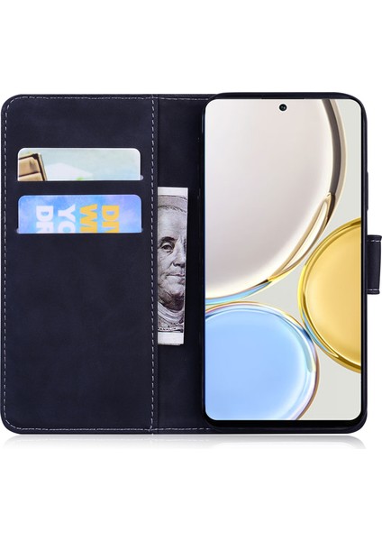 Onur Için X7A 5g Stand Cüzdan Kapağı Kaplan Deseni Basmış Pu Deri Flip Telefon Kılıfı (Yurt Dışından) modelleri