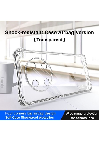 Imak Için Imak X30 5g / X40 Gt 5g / Magic4 Lite 5g Dört Köşe Hava Yastığı Damla Damla Geçirmez Tpu Kılıf Anti-Çizelge Telefon Kapağı (Yurt Dışından) indirimleri