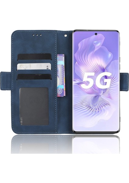 Honor Için 80 5g Pu Deri Çoklu Kart Yuvaları Kapak Katlanabilir Stand Cüzdan Folio Flip Telefon Kılıfı (Yurt Dışından) modelleri
