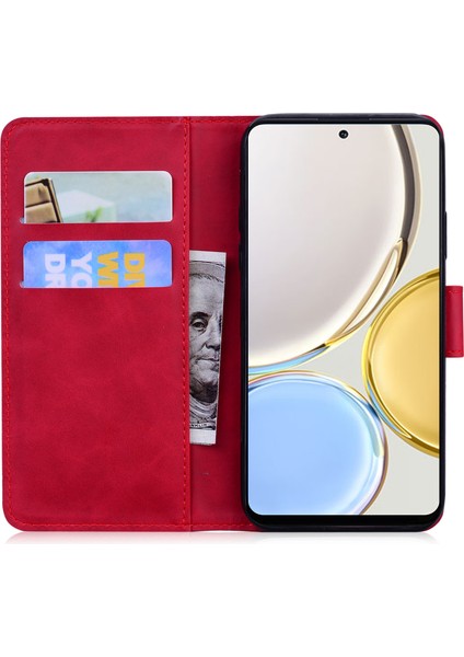 Onur Için X7A 5g Stand Cüzdan Kapağı Kaplan Deseni Basmış Pu Deri Flip Telefon Kılıfı (Yurt Dışından) modelleri