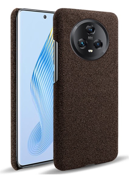 Honor Magic5 Cep Telefonu Kılıfı Için Doğru Renk Antik Karşı Sork Pc+Kumaş Telefon Geri Kapak (Yurt Dışından)
