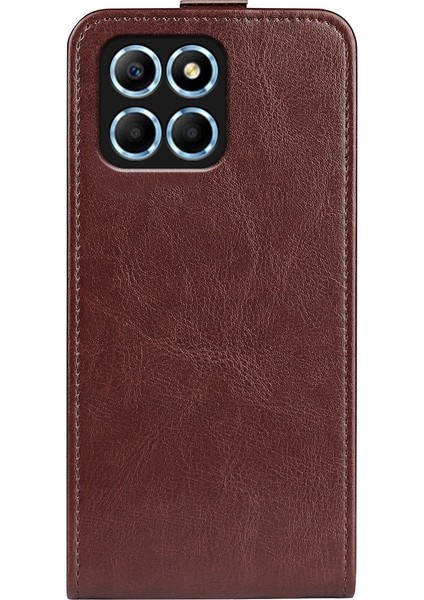 Onur Için X8 5g Dikey Flip Çılgın At Dokusu Pu Deri Kılıf Kart Tutucu Manyetik Toka Cep Telefonu Kapağı (Yurt Dışından) indirimleri